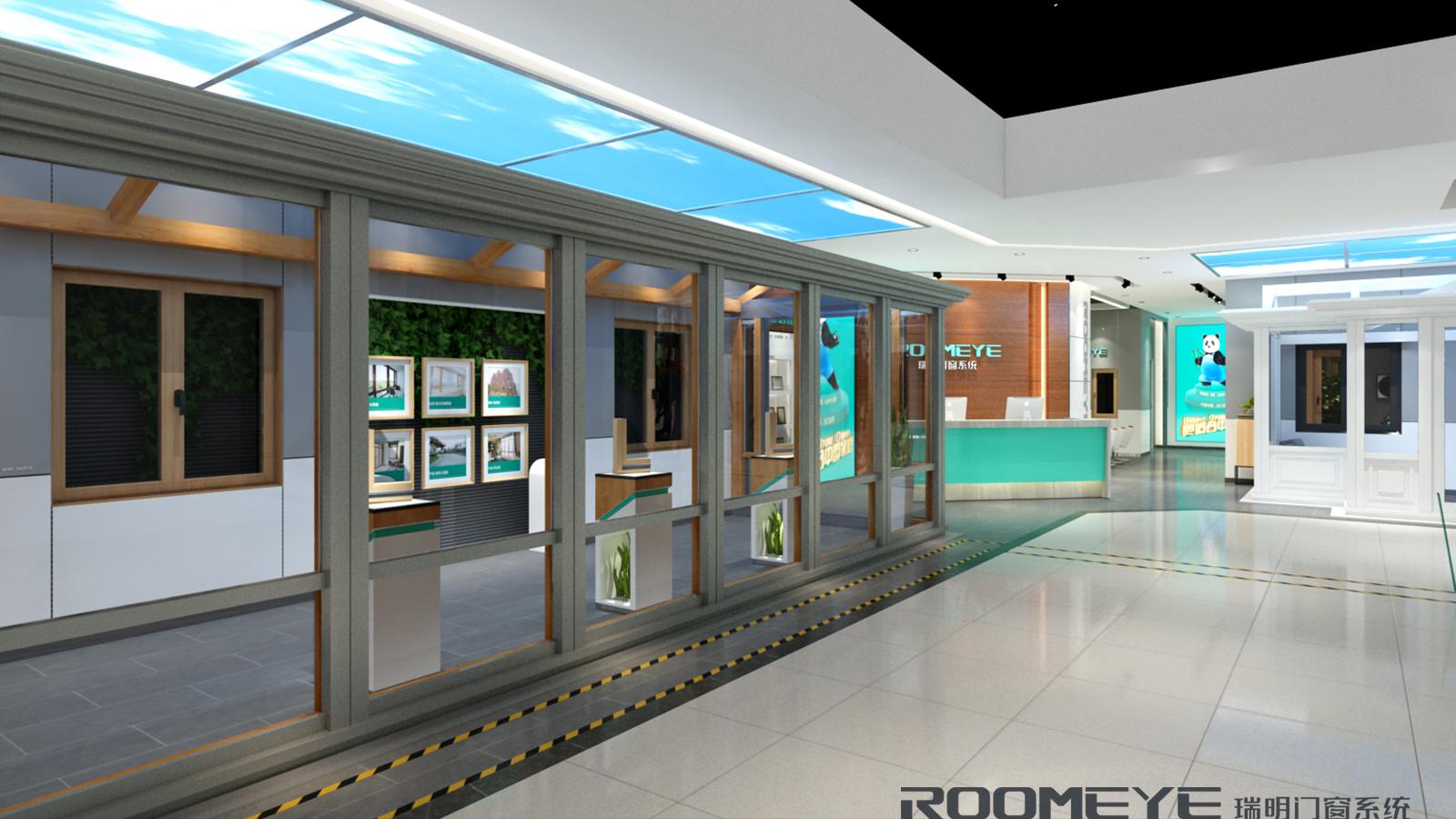 廣州企業(yè)展廳設(shè)計方案瑞明門窗