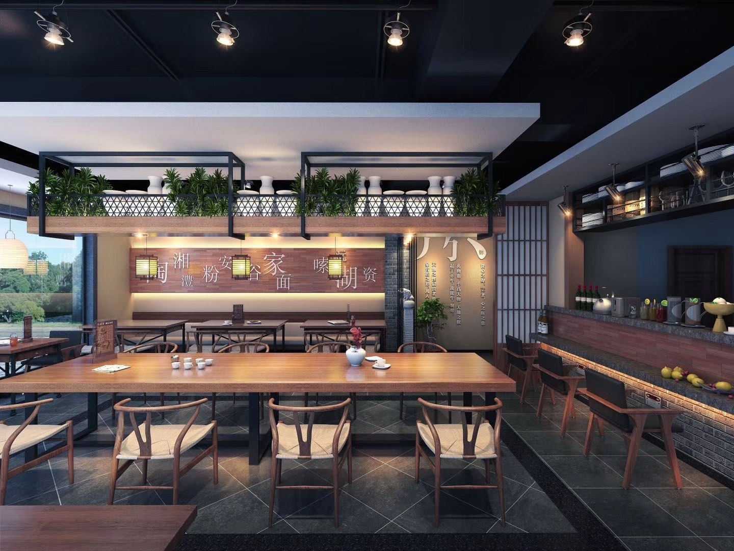 廣州展館設(shè)計(jì)方案陶家湖-餐飲店鋪設(shè)計(jì)