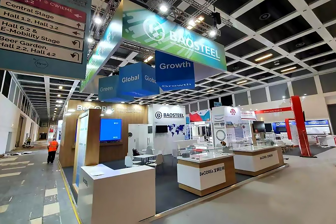 廣州展覽展位設計搭建家紡案例 廣州展臺展位搭建公司